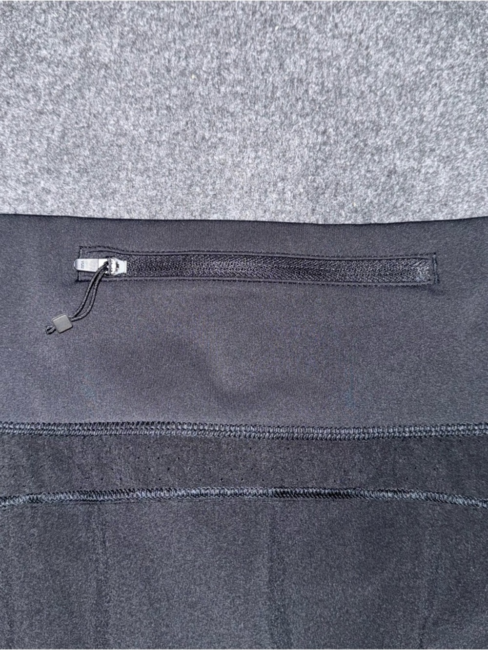 Athleta Run With It Skort High Rise 14" Black Size XL Athleisure Tennis Sporty - Picture 3 of 8